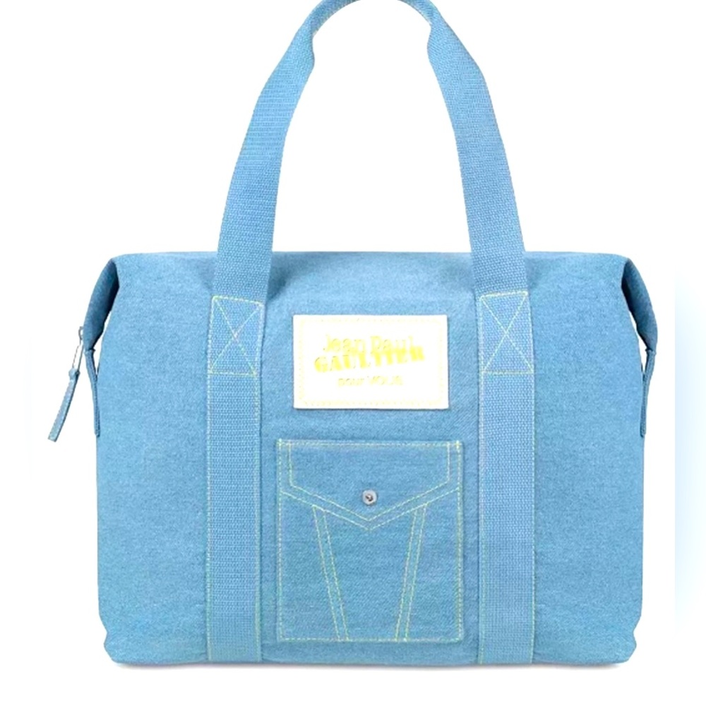 Jean Paul Gaultier Weekender Duffle Bag Denim